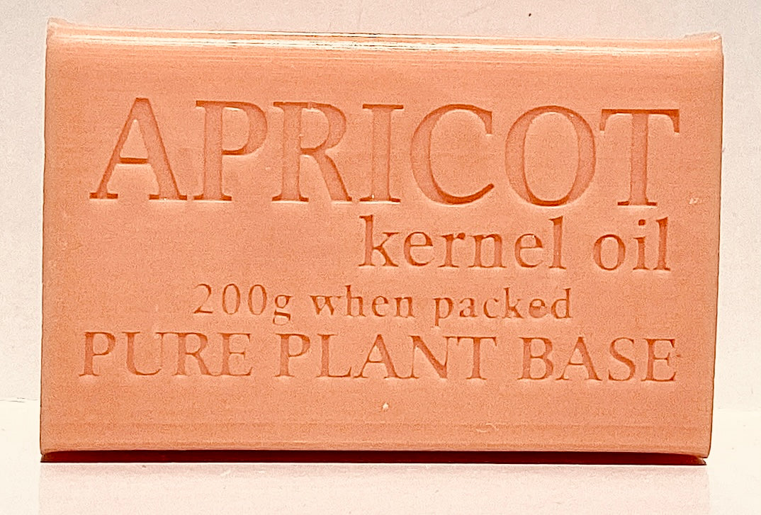 Box of 8 UNWRAPPED - APRICOT & CALENDULA Pure Plant Oil Soap, 200g
