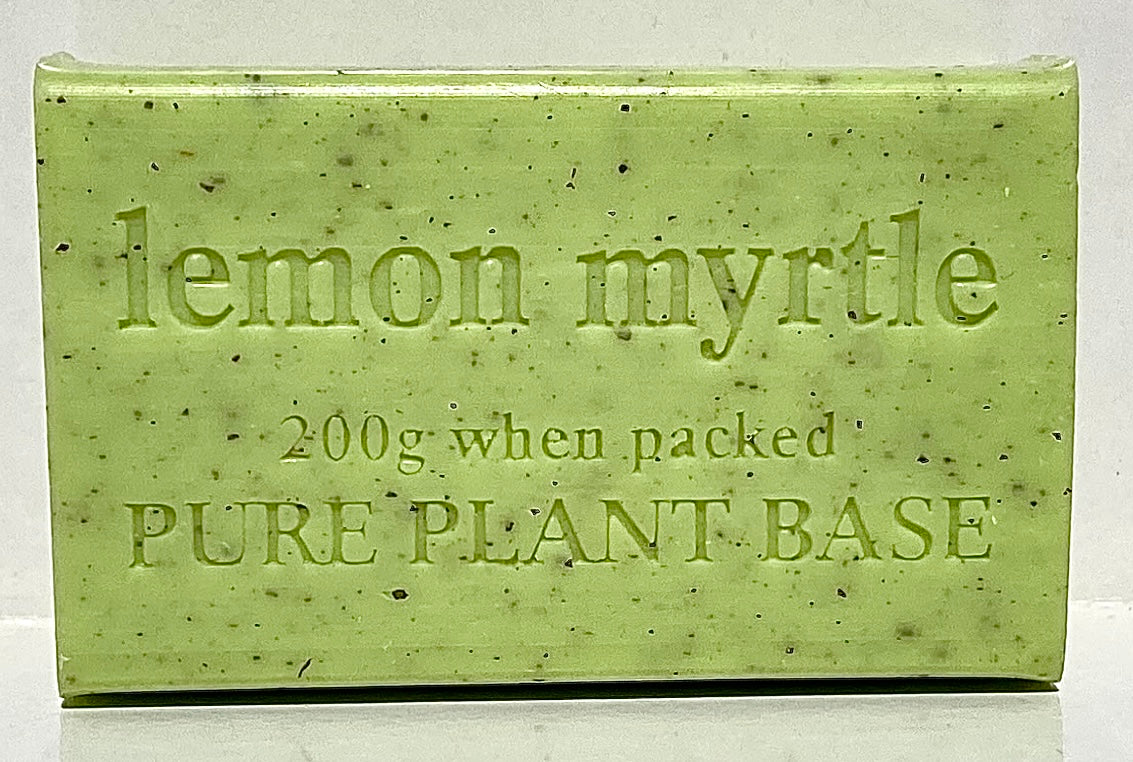 Box of 8, LEMON MYRTLE Pure Plant Oil Soap 200g