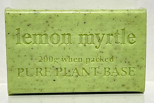 Box of 8, LEMON MYRTLE Pure Plant Oil Soap 200g