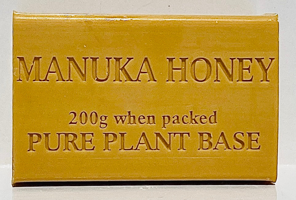 Box of 8, MANUKA HONEY Pure Plant Oil Soap 200g
