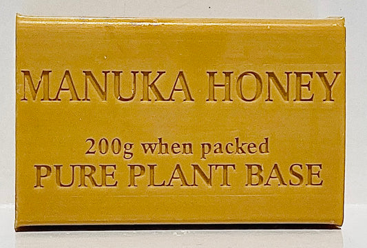 Box of 8, MANUKA HONEY Pure Plant Oil Soap 200g