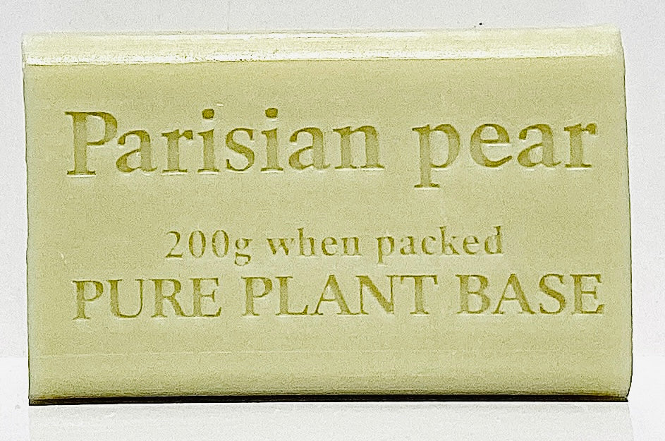 Box of 8, PARISIAN PEAR Pure Plant Oil Soap 200g