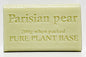 Box of 8, WRAPPED Parisian Pear, Pure Plant Oil Soap