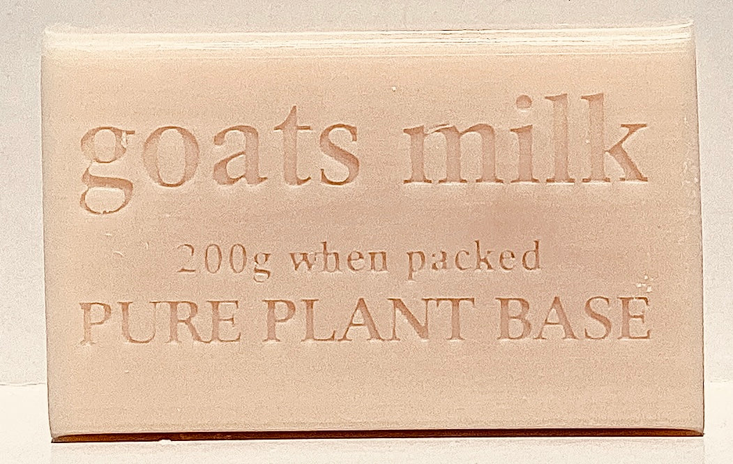Box of 8 WRAPPED, PLAIN Goats Milk Pure Plant soap 200g