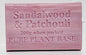 Box of 8 WRAPPED, Sandalwood and Patchouli Pure Plant 200g