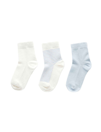 Pale Blue 3 Pack socks