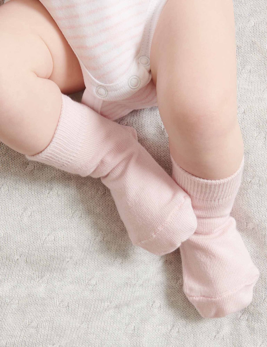 Pale Pink 3 Pack socks