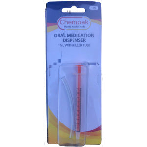 1ml, Oral med dispenser with filler tube PS401