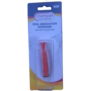 6ml, Oral med dispenser with filler tube PS405