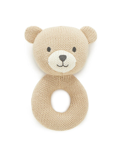 Knitted Bear rattle