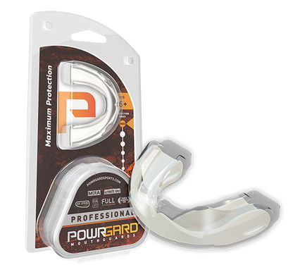 15+ Mouthguard PROFESSIONAL, White/Clear