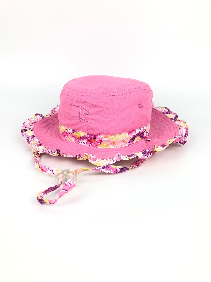 PINK - Microfibre Reversible Brim Hat (Sizes +)