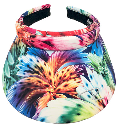 Flamingo Print Visor (ONE SIZE)