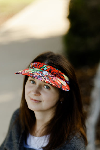 Red Rose Visor (ONE SIZE)