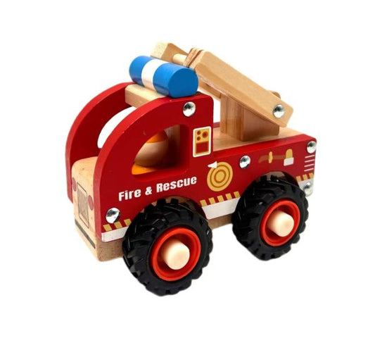 Wooden Fire Engine in a Box