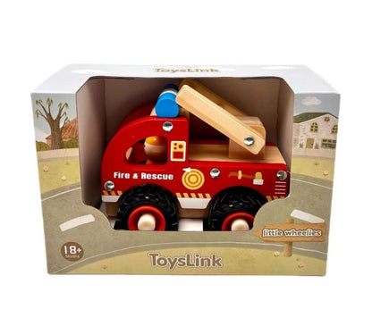 Wooden Fire Engine in a Box