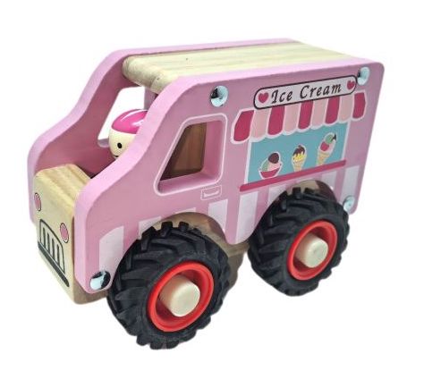 Wooden Ice Cream Truck in a box