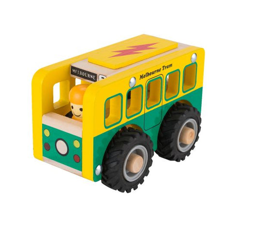 Wooden Tram in a box
