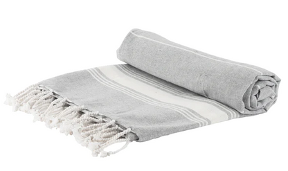 GREY 170x90, Turkish Beach Towel
