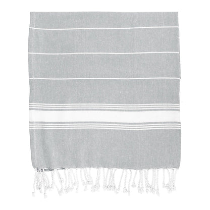 GREY 170x90, Turkish Beach Towel