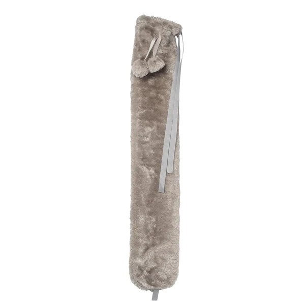 Dark Grey COVER Plush for Long Hot Water Bottle