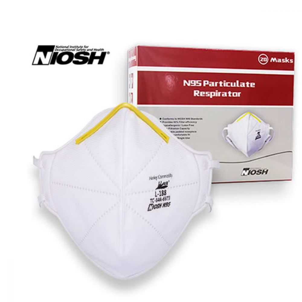 NIOSH L-188 マスク Harley L-188 Respirators, N95 (As-Is) – EBSECan
