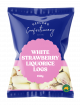 White Strawberry Liquorice Logs 150g