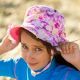 PINK - Microfibre Reversible Brim Hat (Sizes +)