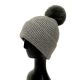 GREY Lux Wool Blend Beanie with Pom