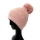 PINK Lux Wool Blend Beanie with Pom