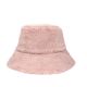 PALE PINK Cute Fluffy Bucket Hat