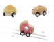 Wooden Pull Back Bakery (Box of 9)