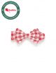 Heart Gingham Bow Headband