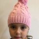 Pink Cable Knitted Hat 