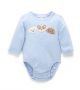 BLUE Puppy Applique Bodysuit (000)