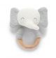 Knitted Elephant rattle (1/5) with wooden handle