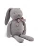 Knitted Bunny Toy Grey