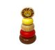 Wooden Safari Animal Stacking Toy - Lion