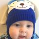 Blue Puppy Beanie (INFANT)
